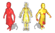 Iterative Cage-based Registration for Dynamic Shape Capture